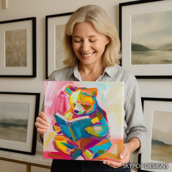 Bear Reading Art