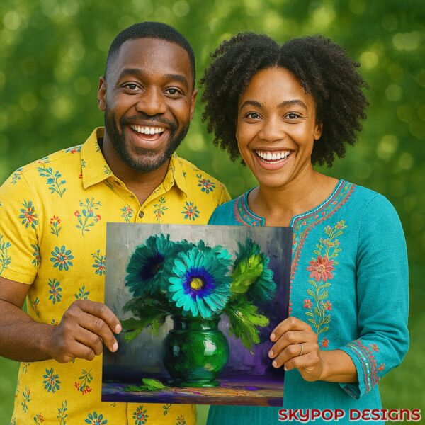 Emerald Bloom Art