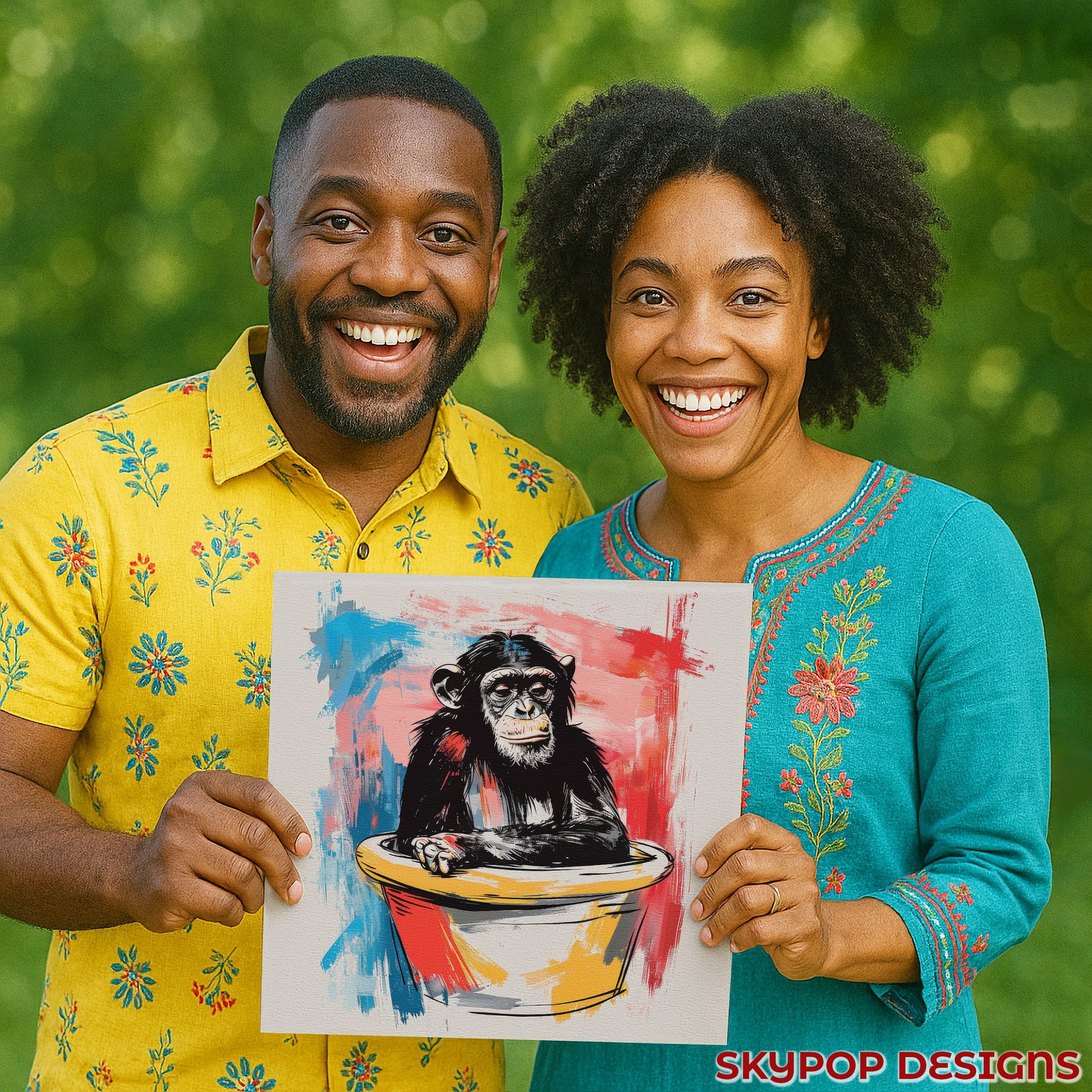 3.jpg Chimpanzee Art