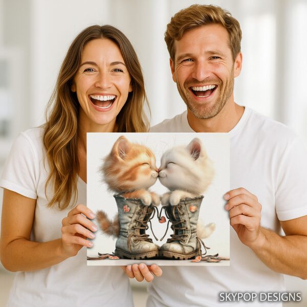 Kitten Love Boots Art