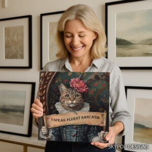 Sarcastic Cat Art