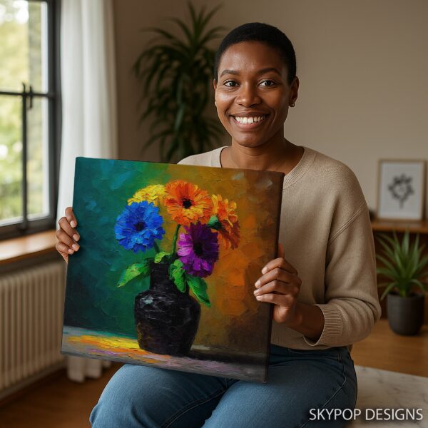 Gerbera Vase Art