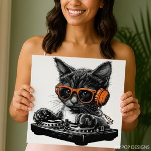 DJ Cat Art
