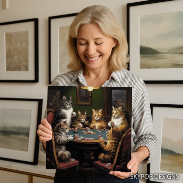 Cat Poker Art
