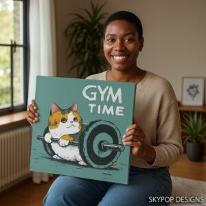 Cat Gym Time Art