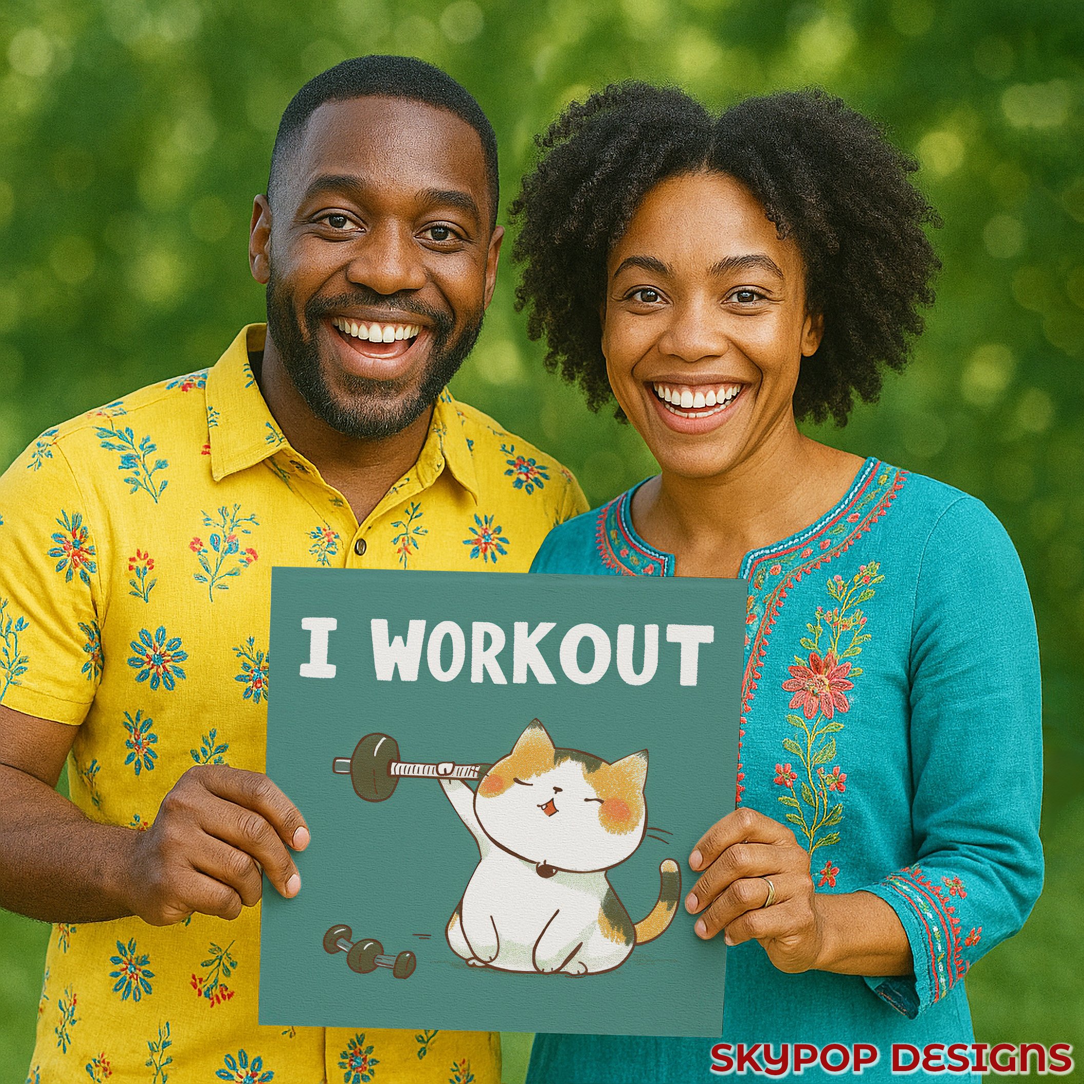 3.jpg Cat Gym Workout Art