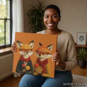 Fox Couple Art