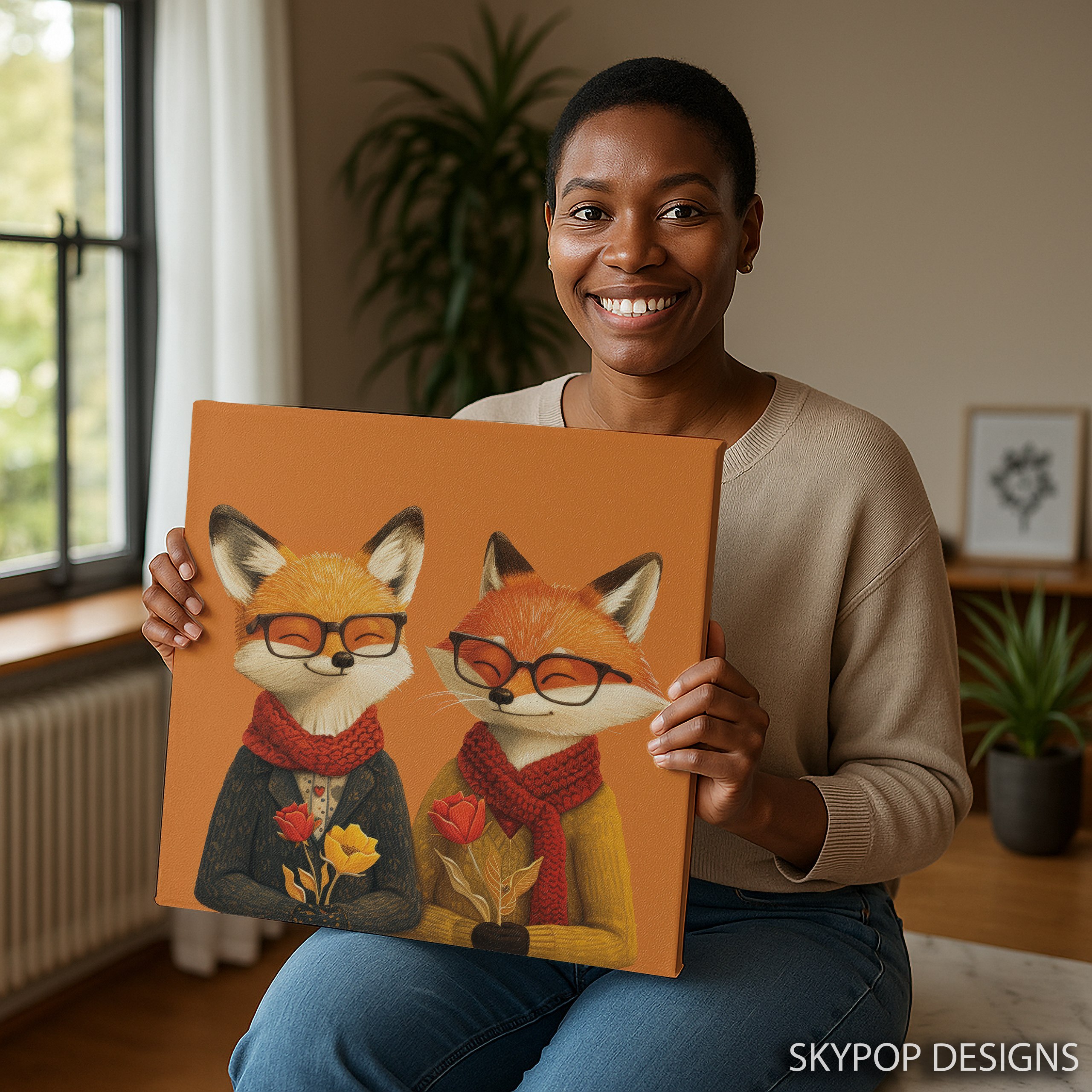 3.jpg Fox Couple Art