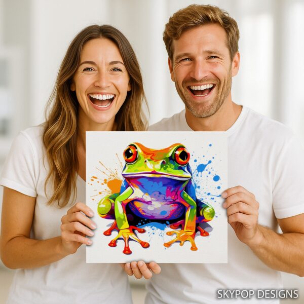 Frog Splash Art