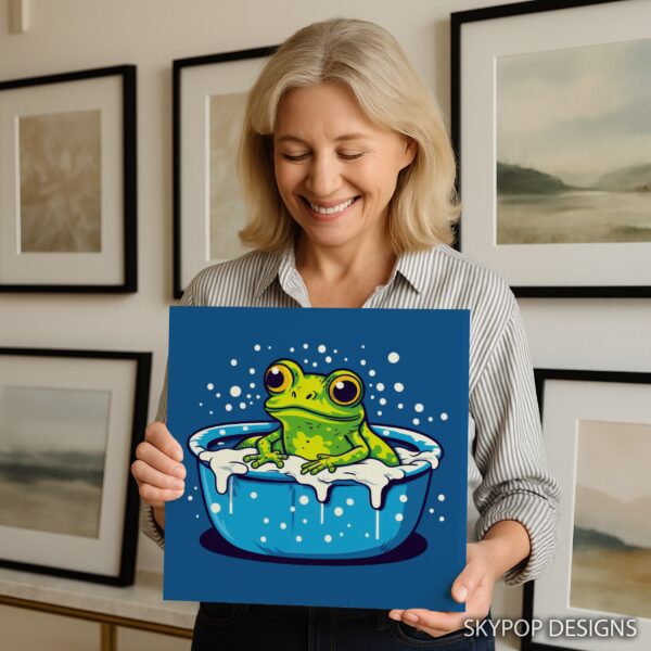 Frog Bath Art