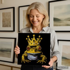 Frog King Crown Art