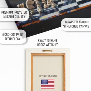 Lion Chess Match Art