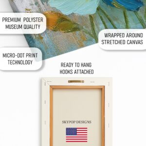 Blue Floral Breeze Art