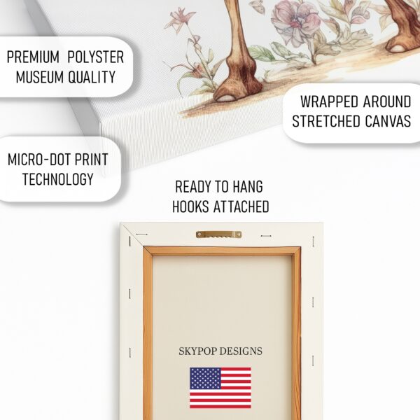 Camel Floral Caravan Art