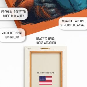 Orangutan Reading Art