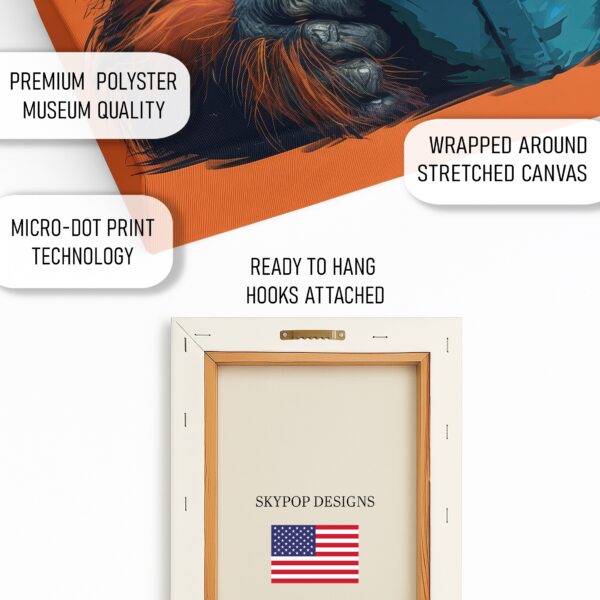 Orangutan Reading Art