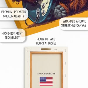 Orangutan Guitar Art