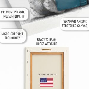 Bunny Reading Art