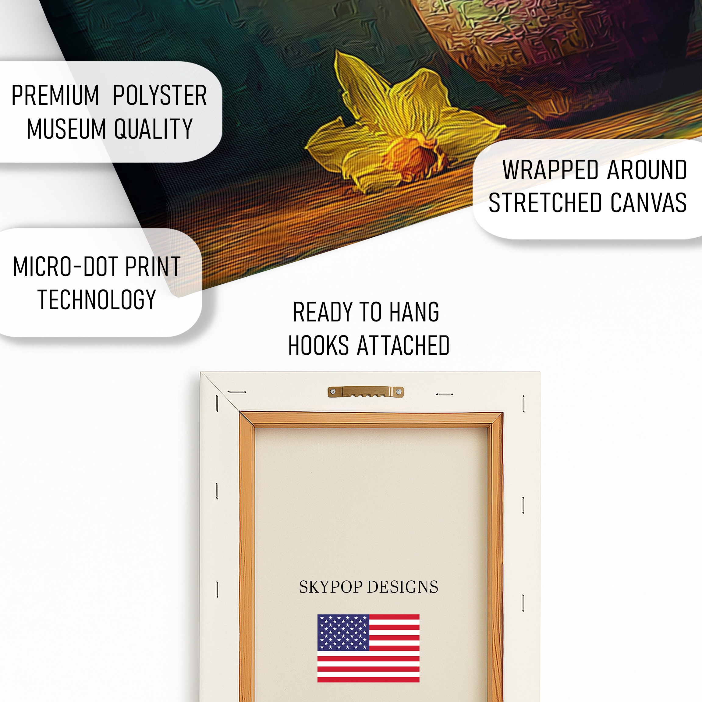 4.jpg Daffodil Bloom Vase Art