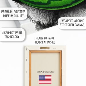 Raccoon Watermelon Art