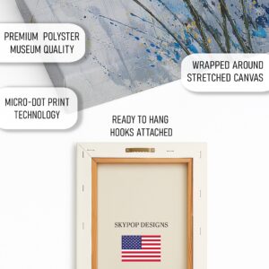 Blue Floral Art