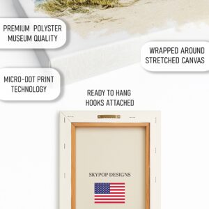 Tropical Beach Palm Trees Art