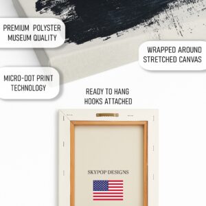 Monochrome Brushstroke Art