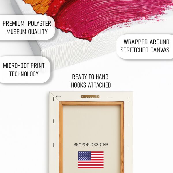 Rainbow Brush Strokes Art