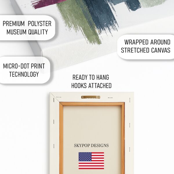 Color Block Brush Stroke Art
