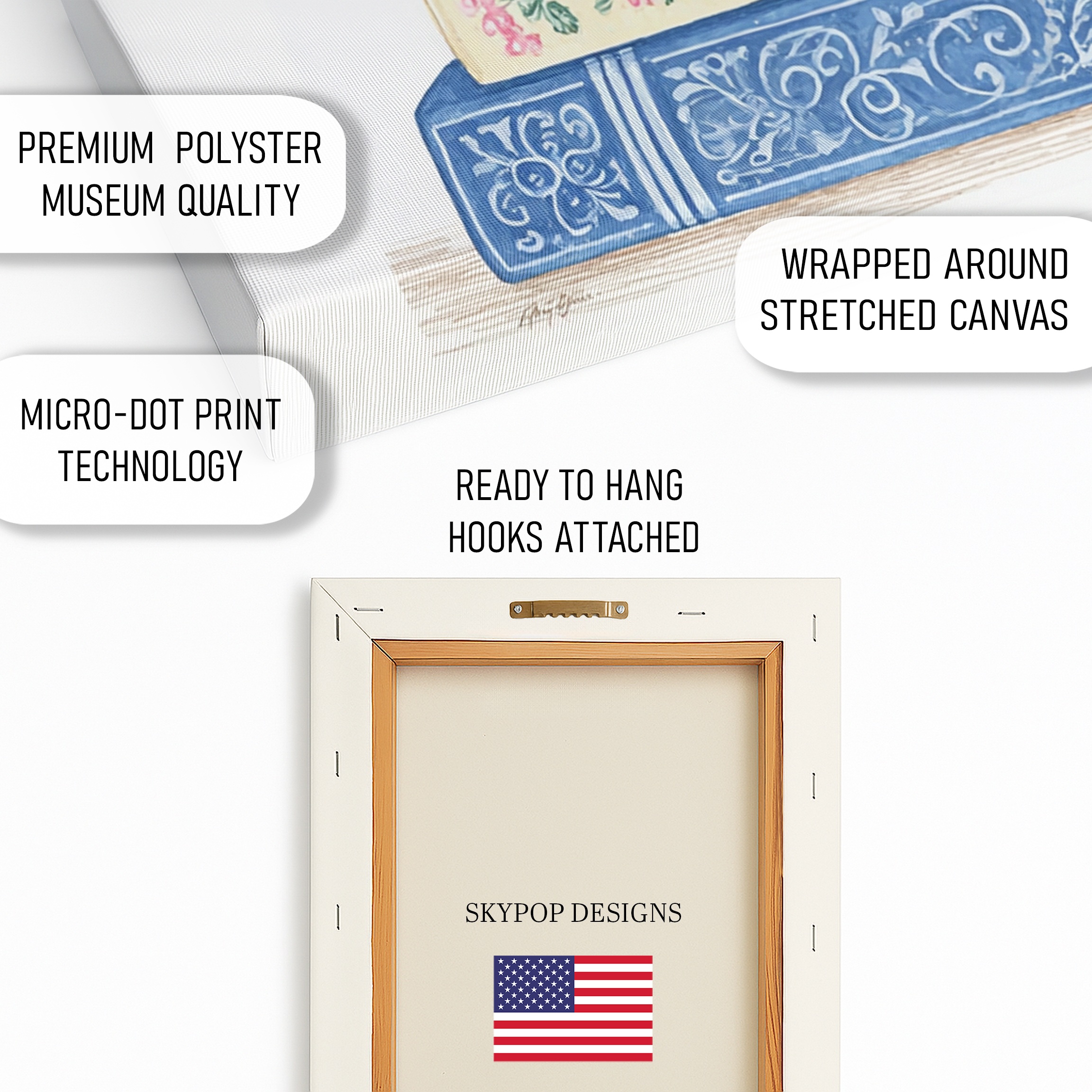 4.jpg Vintage Floral Book Art