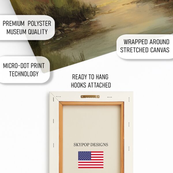 Mountain Stream Landscape Art