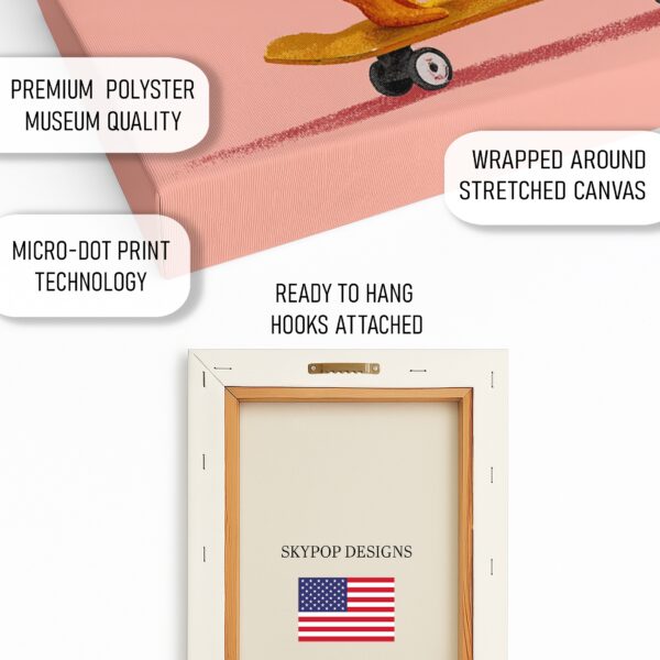 Duck Skateboarding Art