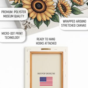 Sunflower Home Sweet Home Art