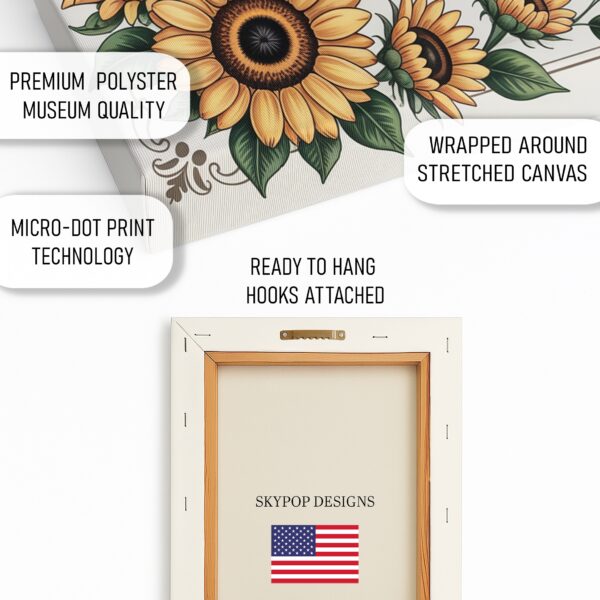 Sunflower Home Sweet Home Art