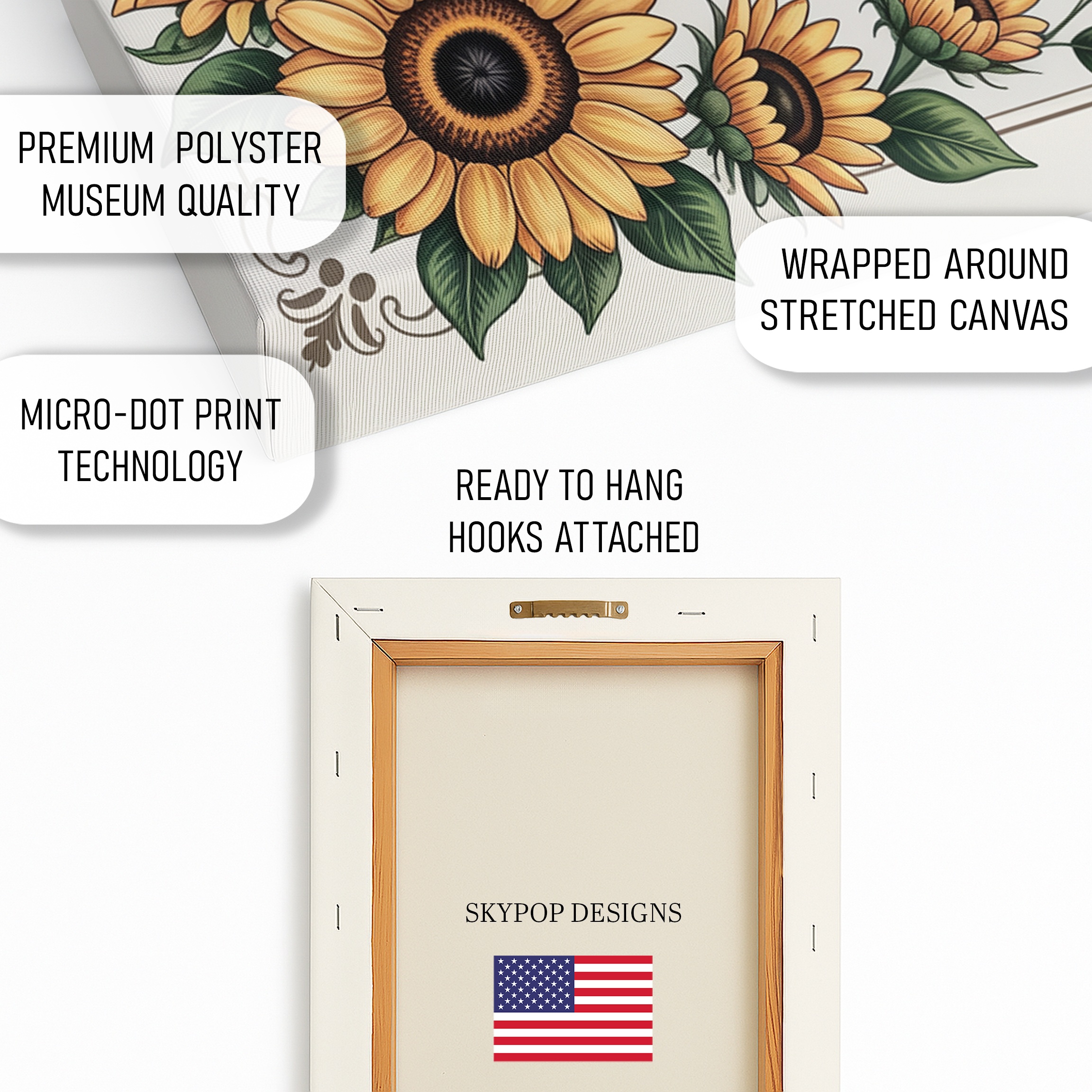 4.jpg Sunflower Home Sweet Home Art