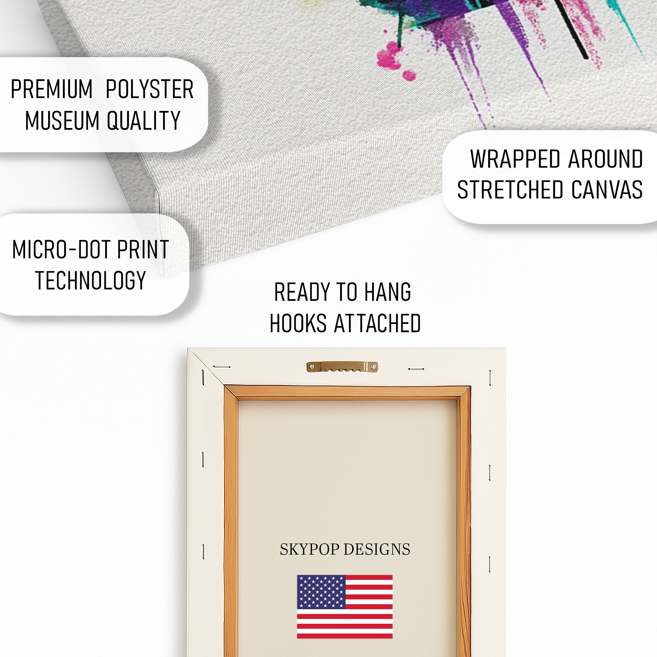 4.jpg Colorful Cat Art