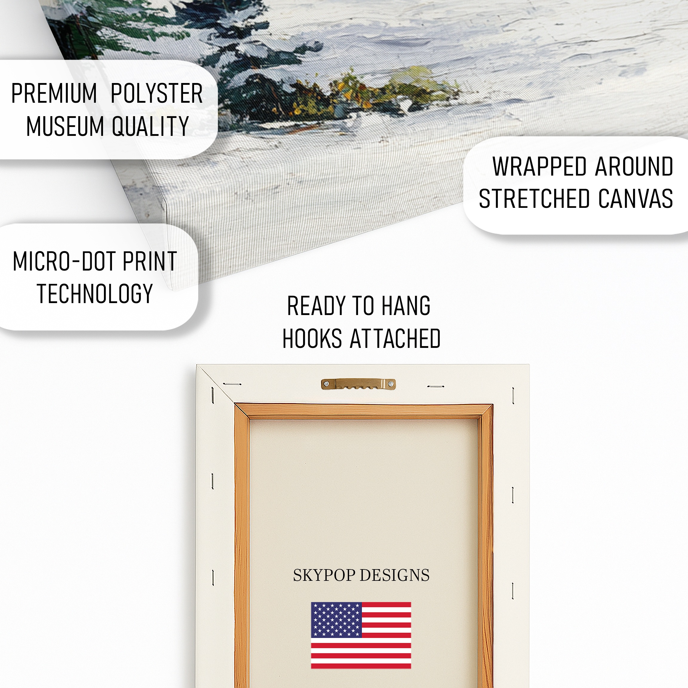 4.jpg Winter Pine Forest Art