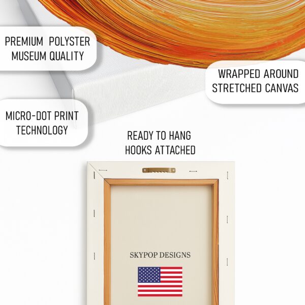 Orange Swirl Art
