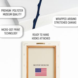 Blue Cherry Blossom Art