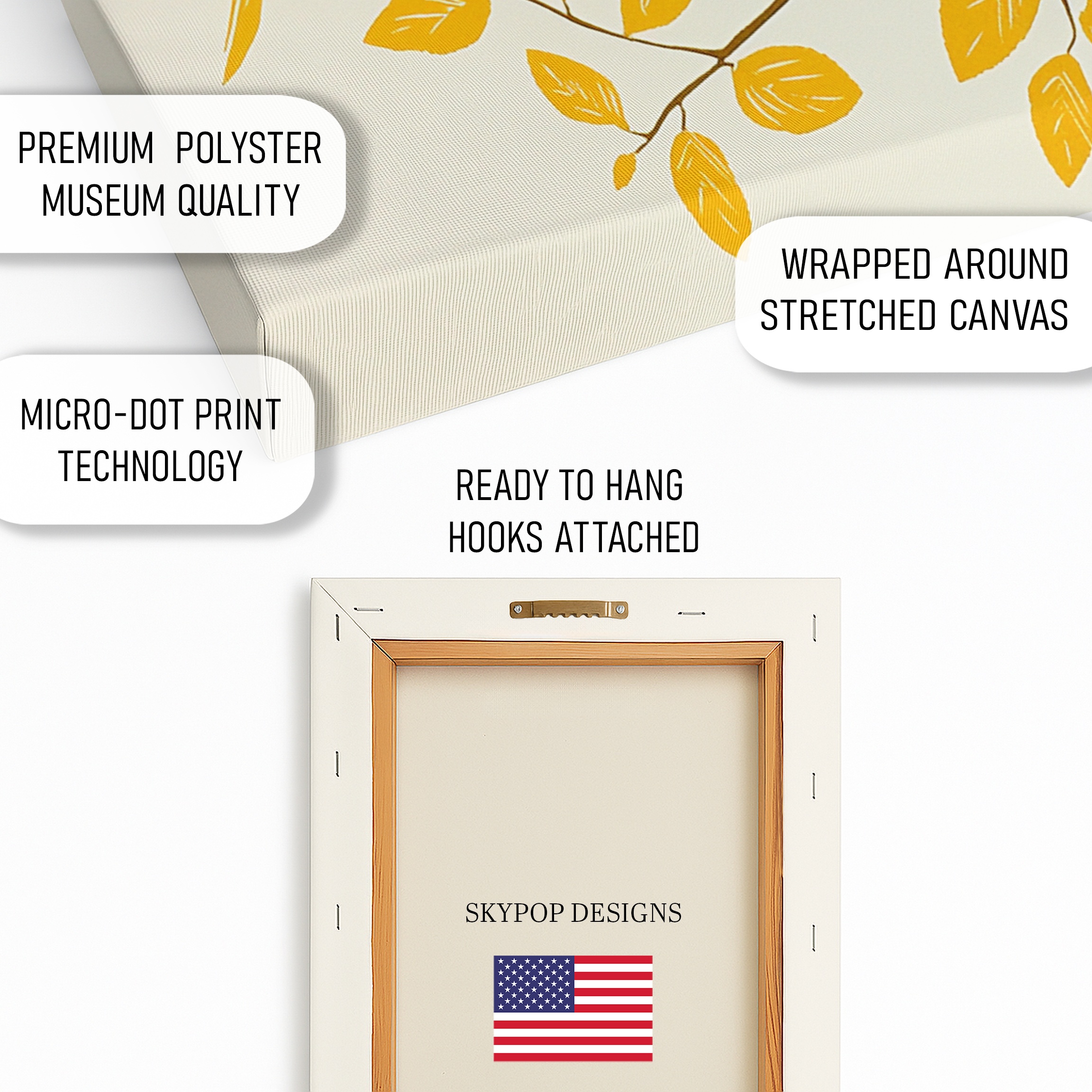 4.jpg Golden Bird Branch Art