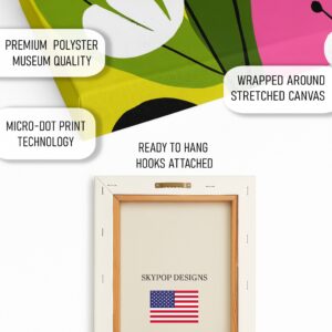 Vibrant Botanical Shapes Art