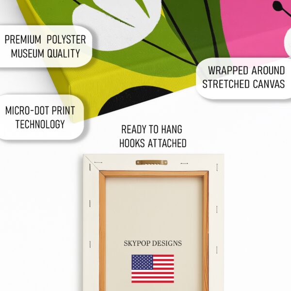 Vibrant Botanical Shapes Art