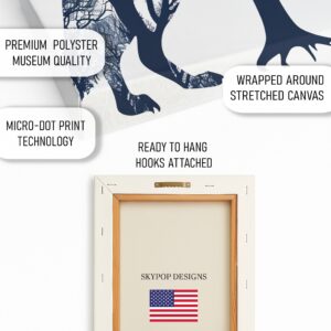 Wolf Tree Silhouette Art