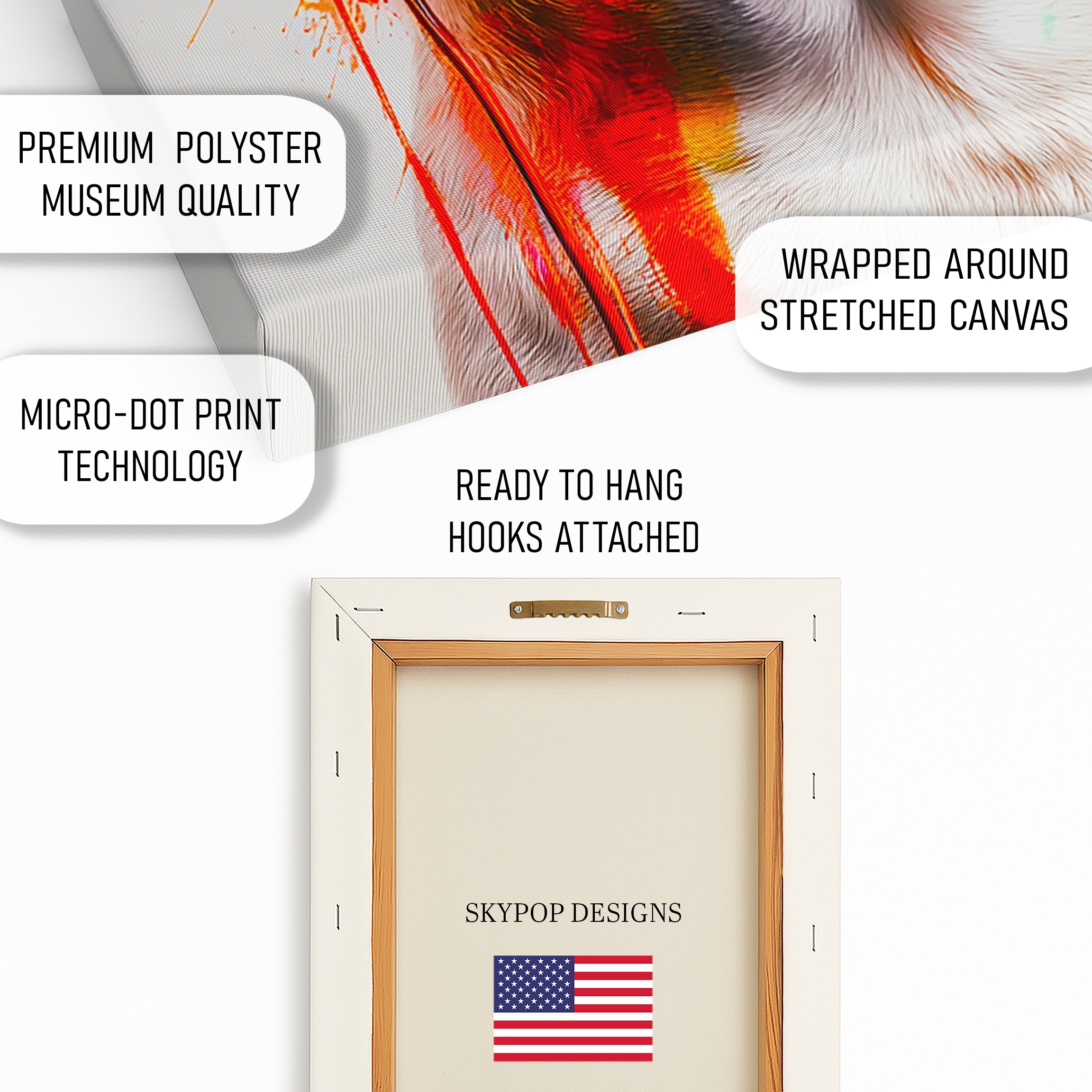4.jpg Colorful Pug Art