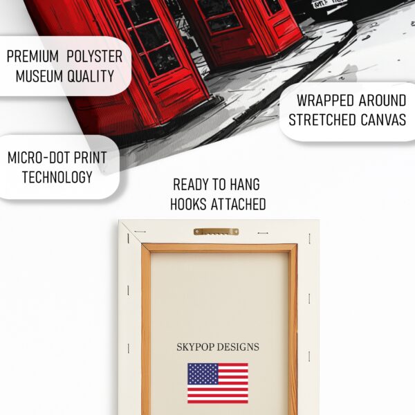 London Telephone Booth Art