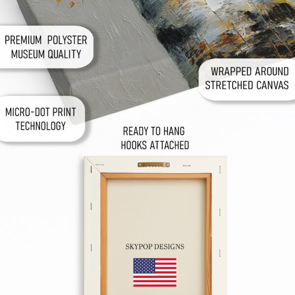 Golden Birch Tree Art