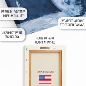 Blue Floral Vase Art