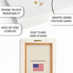 Gray and Gold Flower Art