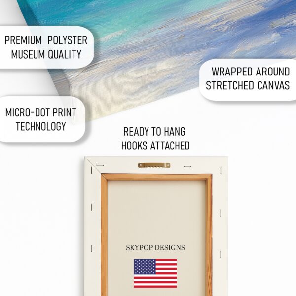 Tropical Beach Sailboat Art