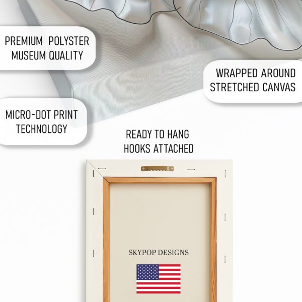 White Poppy Bloom Art